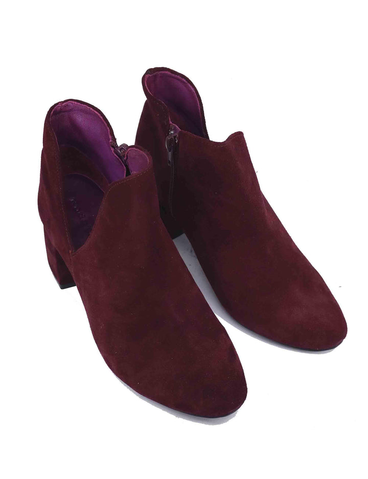 Stivaletti donna in camoscio bordeaux 124900 022 Kudetà 