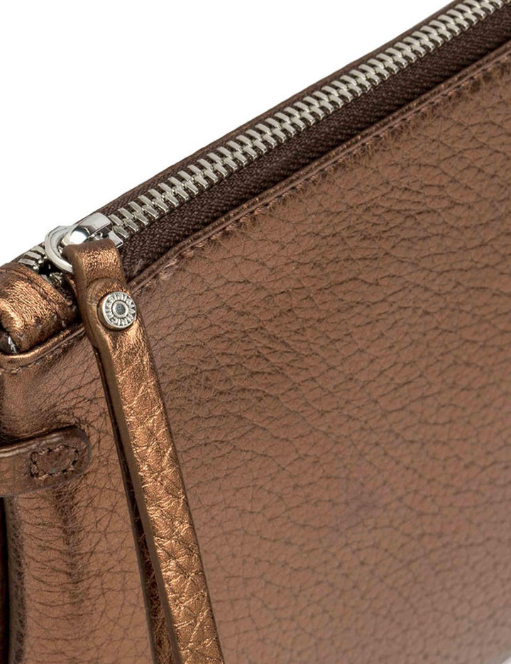 Borse donna Hermy in pelle martellata bronzo con tracolla BS3975 14204 RNGDBL Gianni Chiarini 