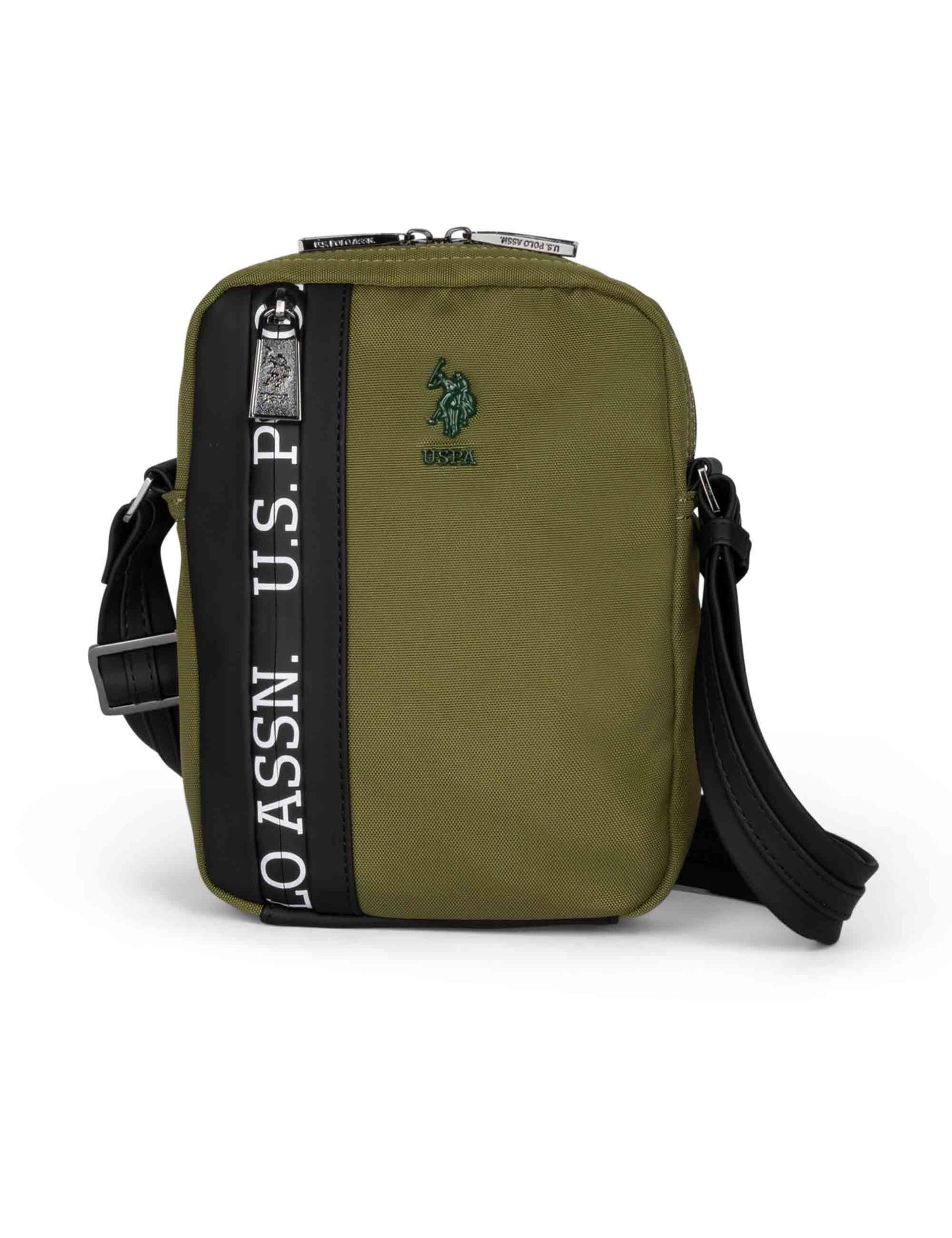 Borselli uomo Oliver in nylon verde BIUOV6263MP J700 U.S. Polo Assn. 