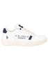 Sneakers homme en simili cuir et tissu blanc, modèle TYMES004 WHI-DBL09.