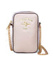 Mini Bag donna Stanford in eco pelle lilla con tracolla in catena