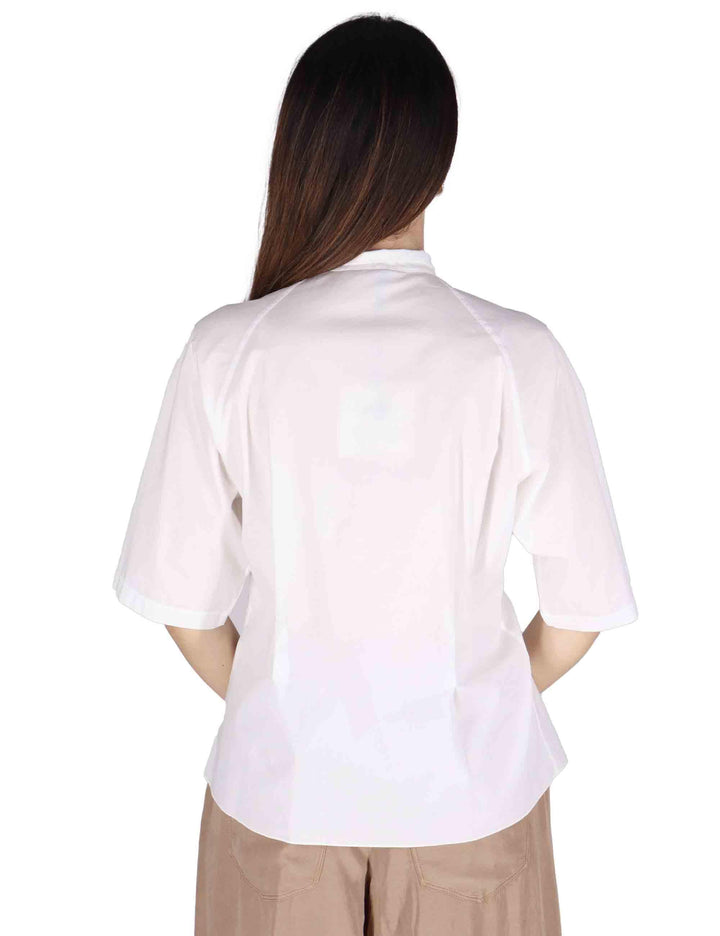Camicie donna in cotone bianco CARRY WHITE TreBarraBi 