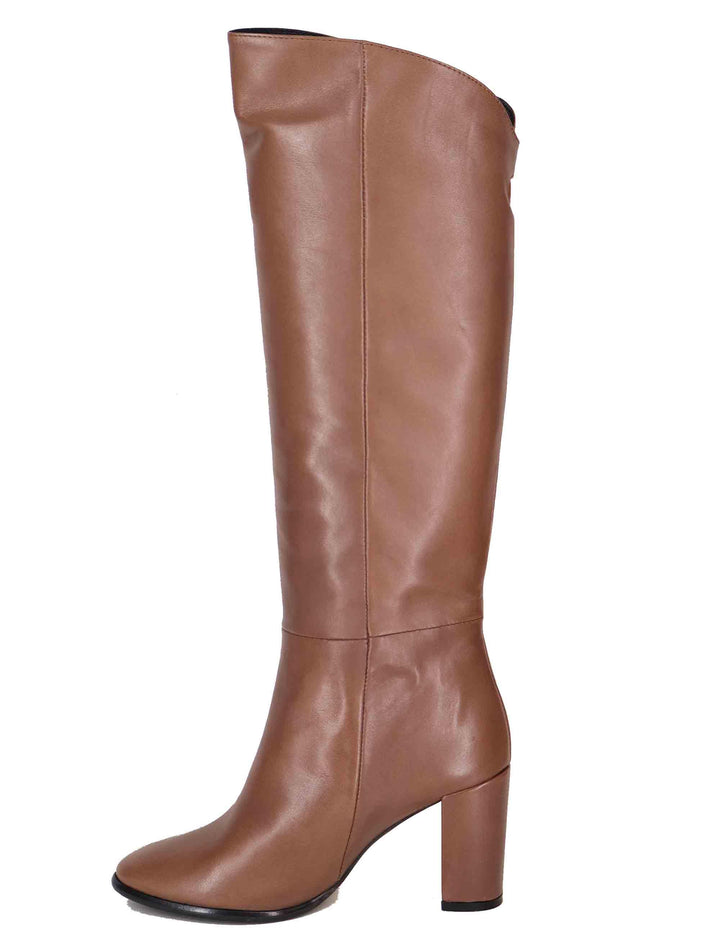 Stivali donna in pelle cipria ST2442/G 066 L'Arianna 