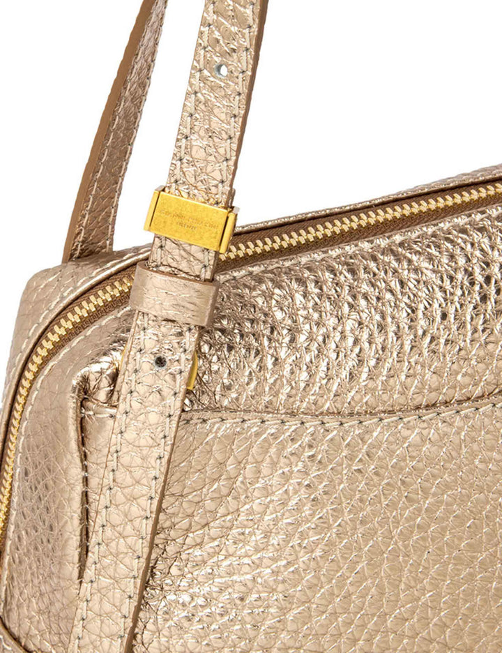 Borse donna Dea in pelle platino con doppi manici e tracolla removibile BS11525 TKL 6083 Gianni Chiarini 