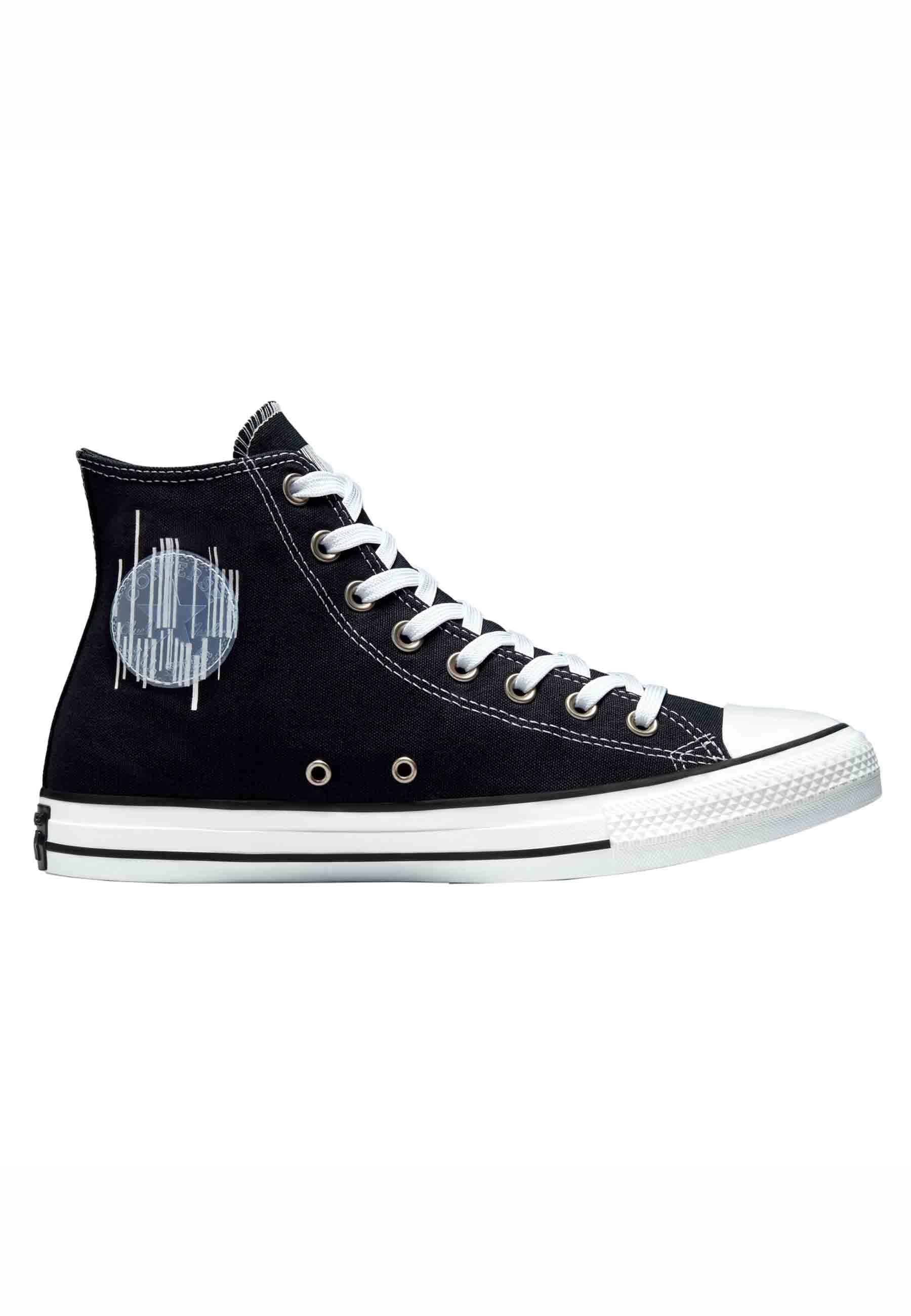 Sneakers da donna Chuck Taylor Translucent Barcode in tela nera CHUCK TAYLORD 02583C Converse 