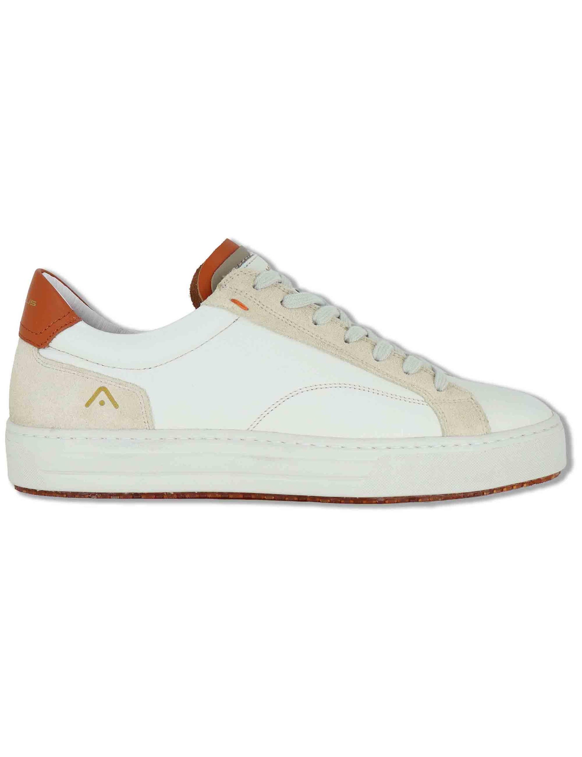 Sneakers uomo Anopolis in pelle off white con suola in gomma leggera 11218 11287AM Ambitious 