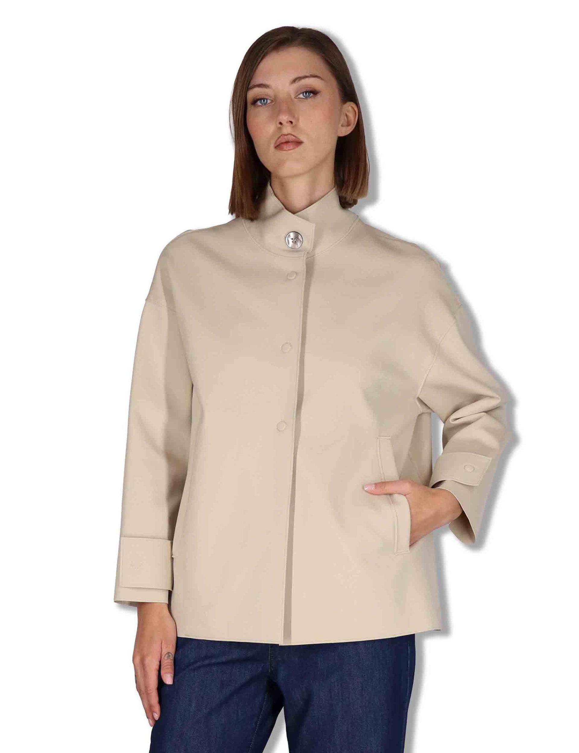 Giaccche donna coreana Sanzio in Tessuto Tecnico Stretch naturale 50260005 031 Ewooluzione 