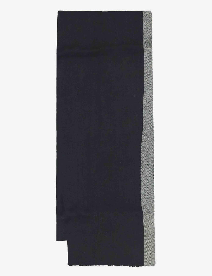 Sciarpe donna in lana nera con bordo in lurex 61260063 0012 Pyaar 