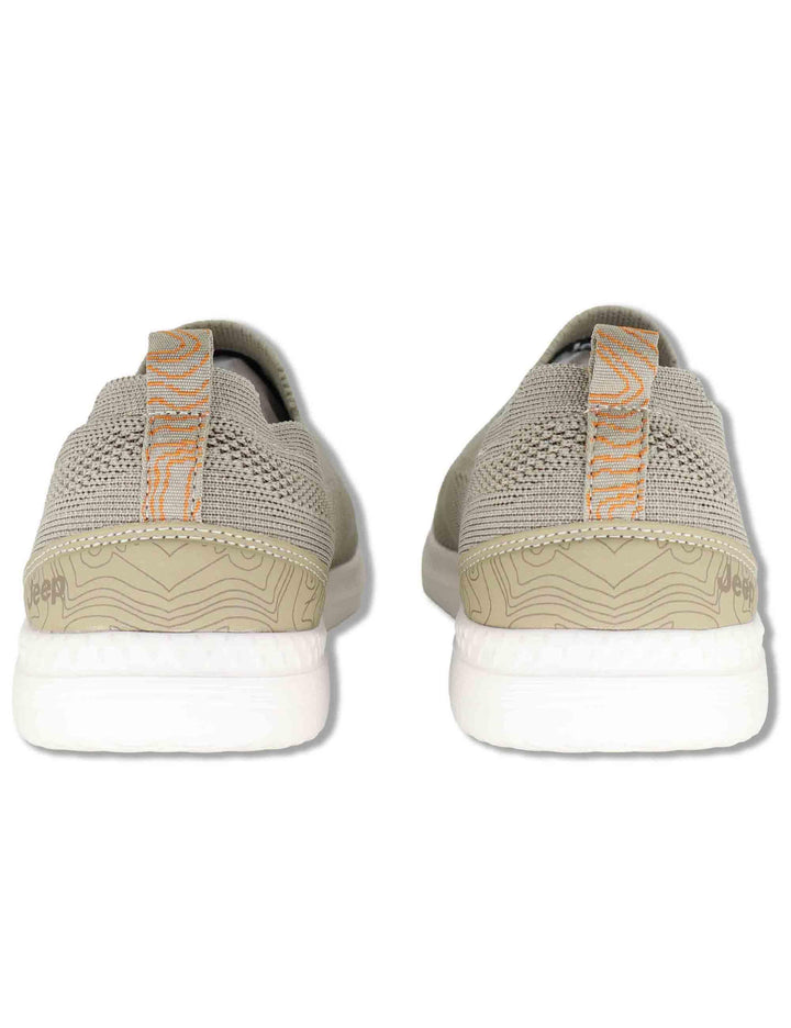 Mocassini uomo Karoo Slip On in tessuto stone washed beige JM61080A 025 Jeep 