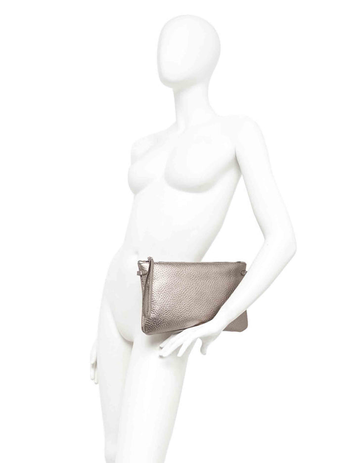 Borse donna pochette Hermy in pelle bordeaux BS3975 13624 RNGDBL Gianni Chiarini 