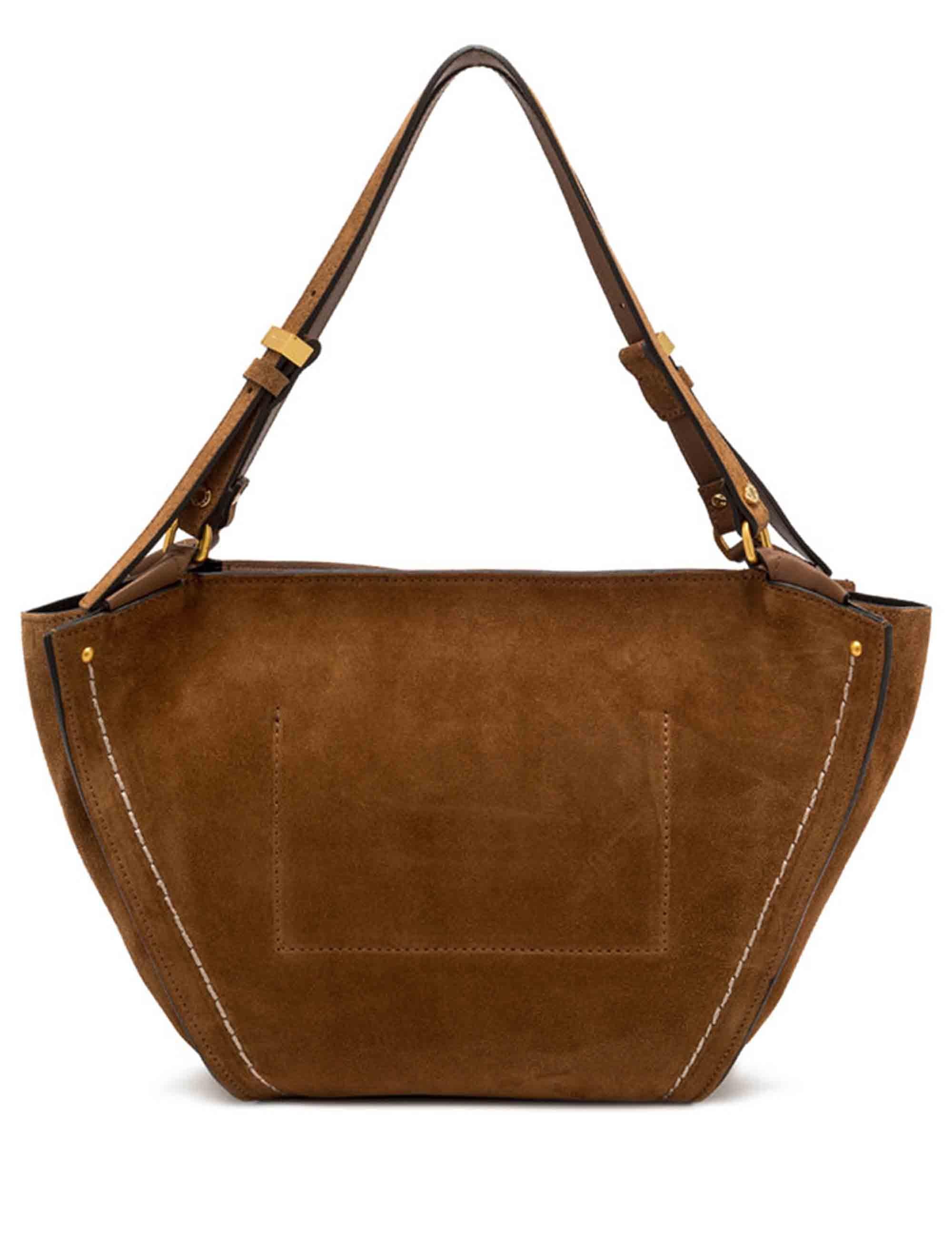 Borse donna Bloom in camoscio cognac BS12036 099 CM-PL Gianni Chiarini 