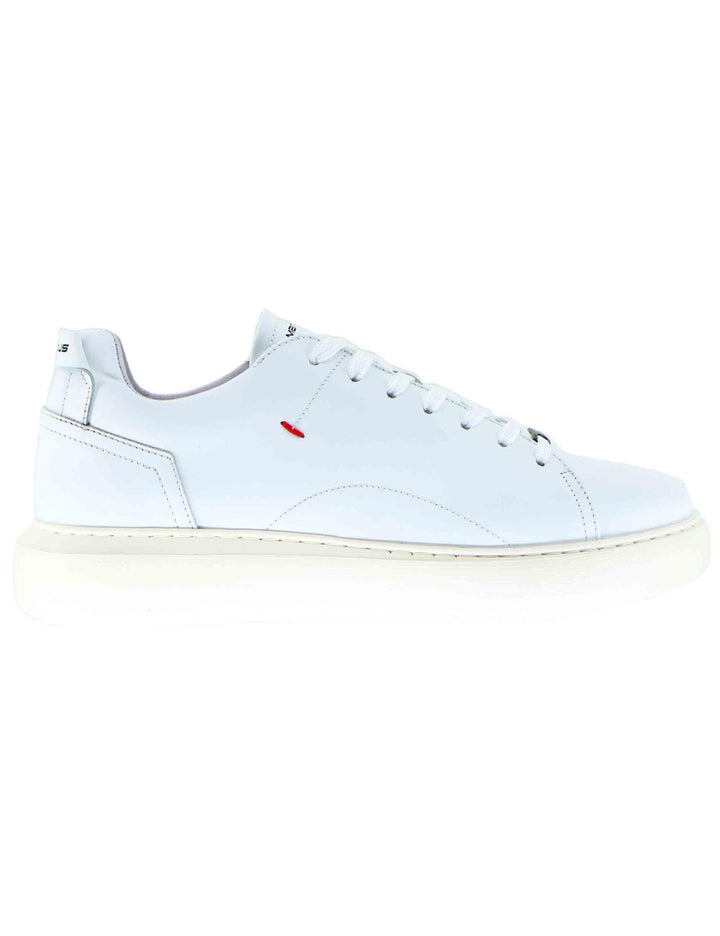 Sneakers uomo Eclipse in pelle bianca 10443A 4838AM.3 Ambitious 