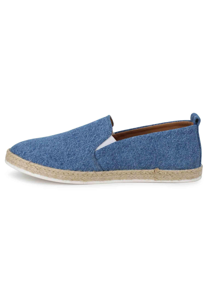 Mocassini espadrillas uomo in canvas blu denim SP6529 003 Spark for Spatarella 
