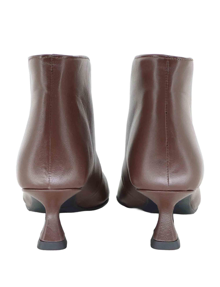 Stivaletti ankle boot donna in pelle marrone ultra soft SP1073 014 Spatarella 