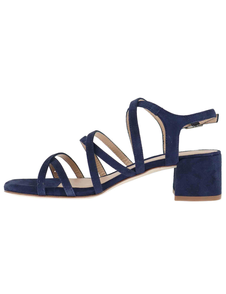 Sandali donna in camoscio blu con cinturino KALIX KS_OCEAN Unisa 