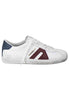 Men's white leather sneakers