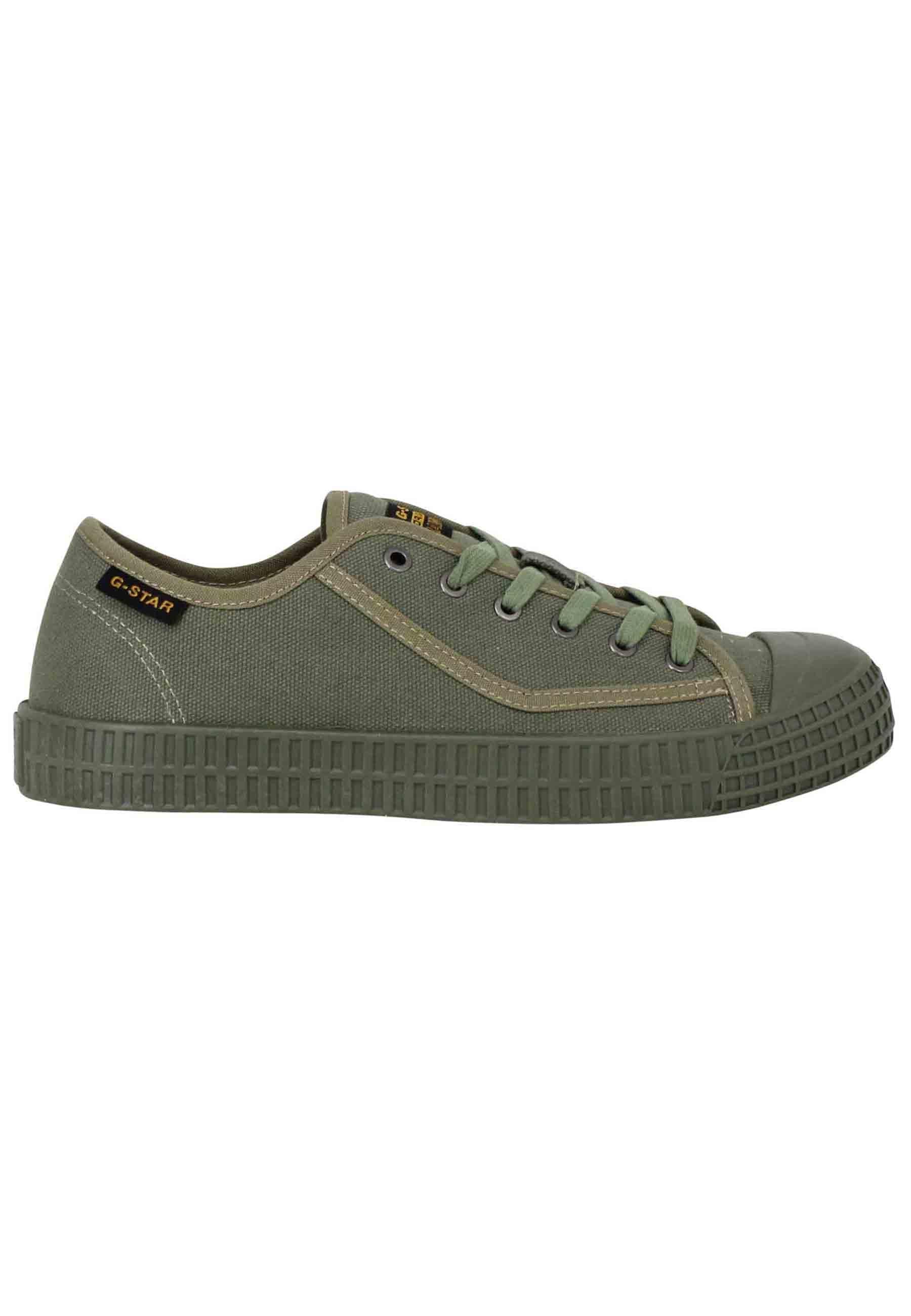 Sneakers uomo Rovulc II in canvas verde 2242 001511 9600 G-Star Raw 