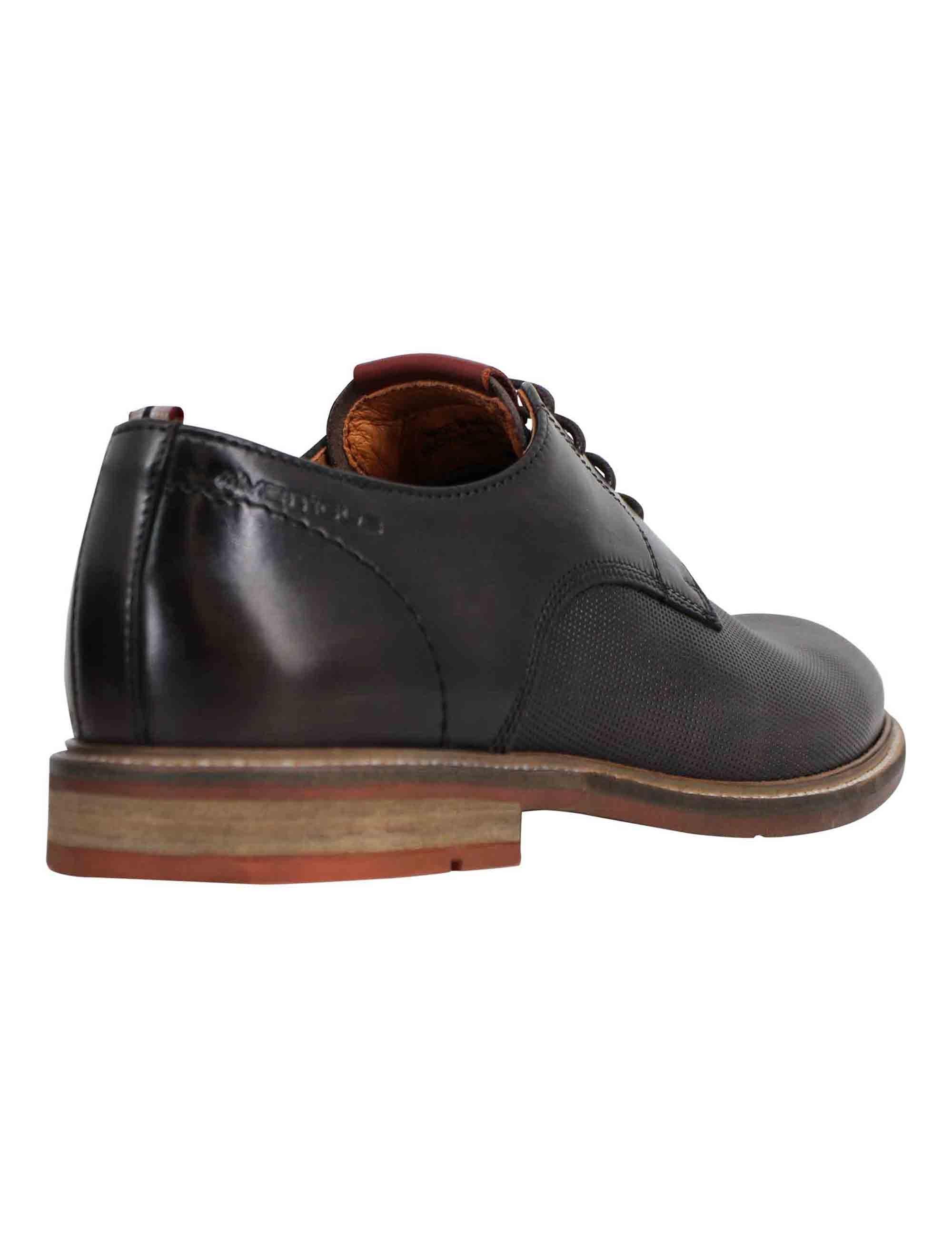 Stringate uomo Caye in pelle marrone con suola in gomma 11465A 5913 Ambitious 