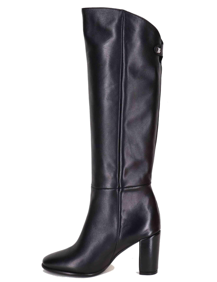 Stivali donna in pelle nera ST2442/G 001 L'Arianna 