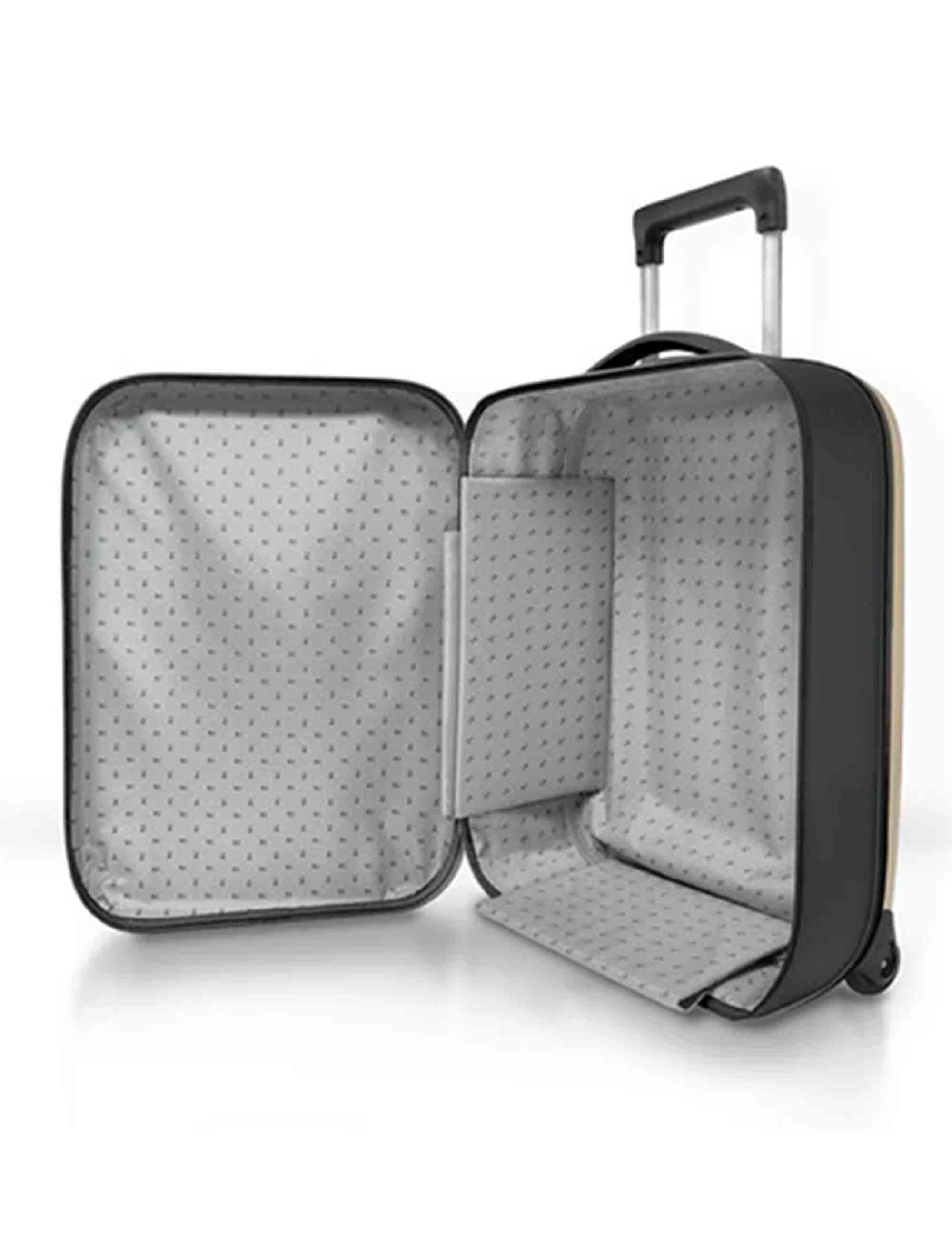 Valigie Trolley Flex Vega II nera cabin size 105-21 101-380 Rollink 