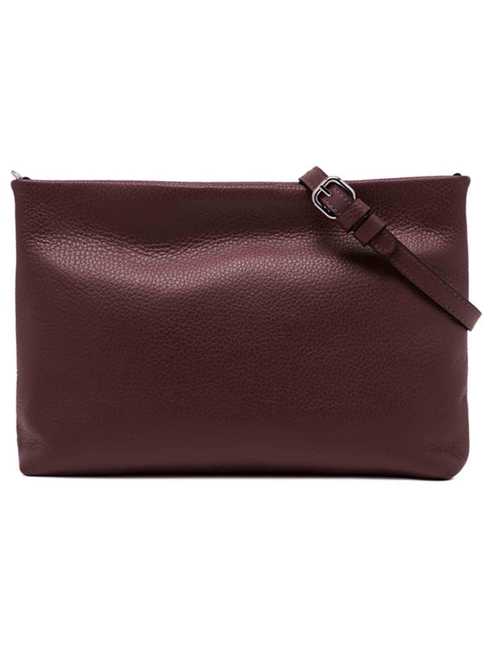 Borse donna Branda in pelle bordeaux con catena e tracolla in pelle removibile BS8265 14050 GRN-EM Gianni Chiarini 