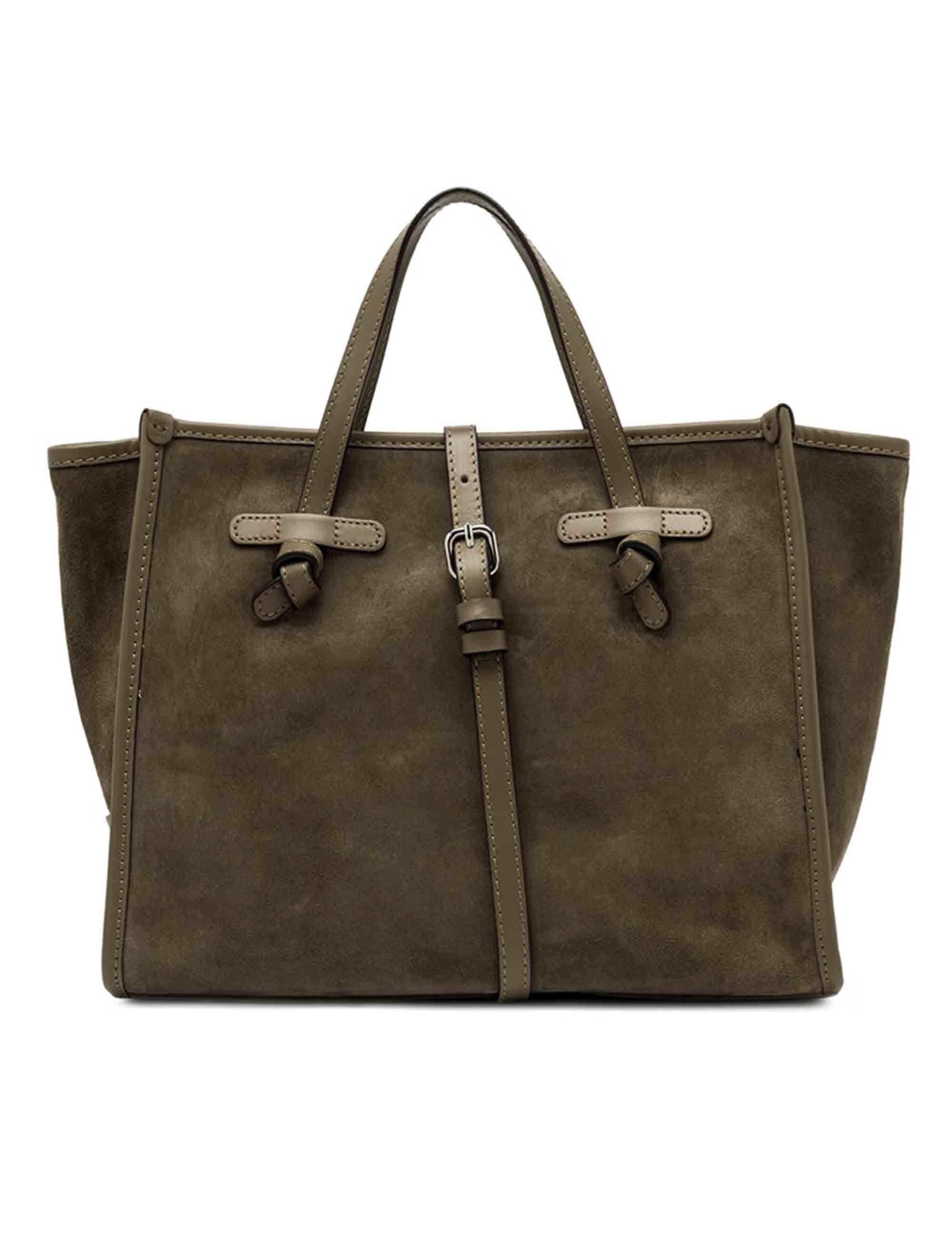 Borse Marcella in Camoscio Fango Donna BS9762 CM-PL