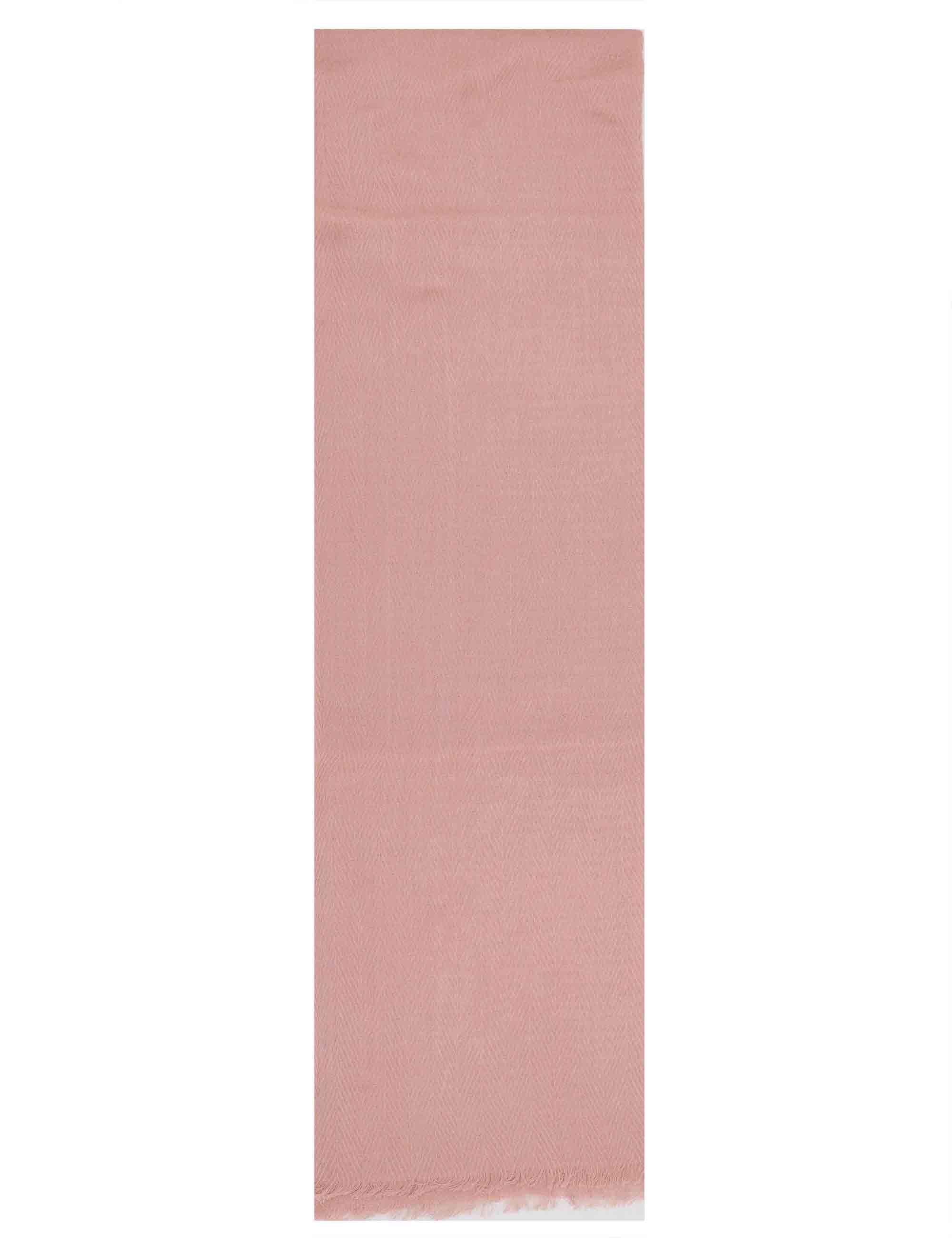 Stole maxi donna in puro cotone rosa spigato tono su tono Tramonto 60260057 0017 Pyaar 