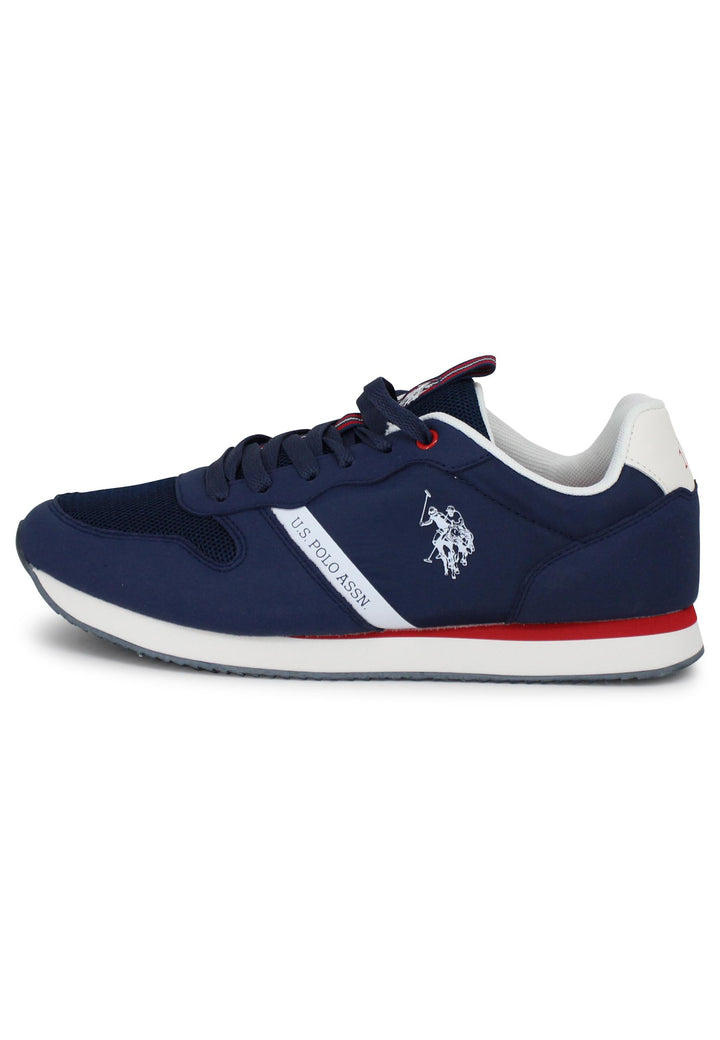 Sneakers uomo in tessuto tecnico blu con suola running NOBIL009 DBL002 U.S. Polo Assn. 