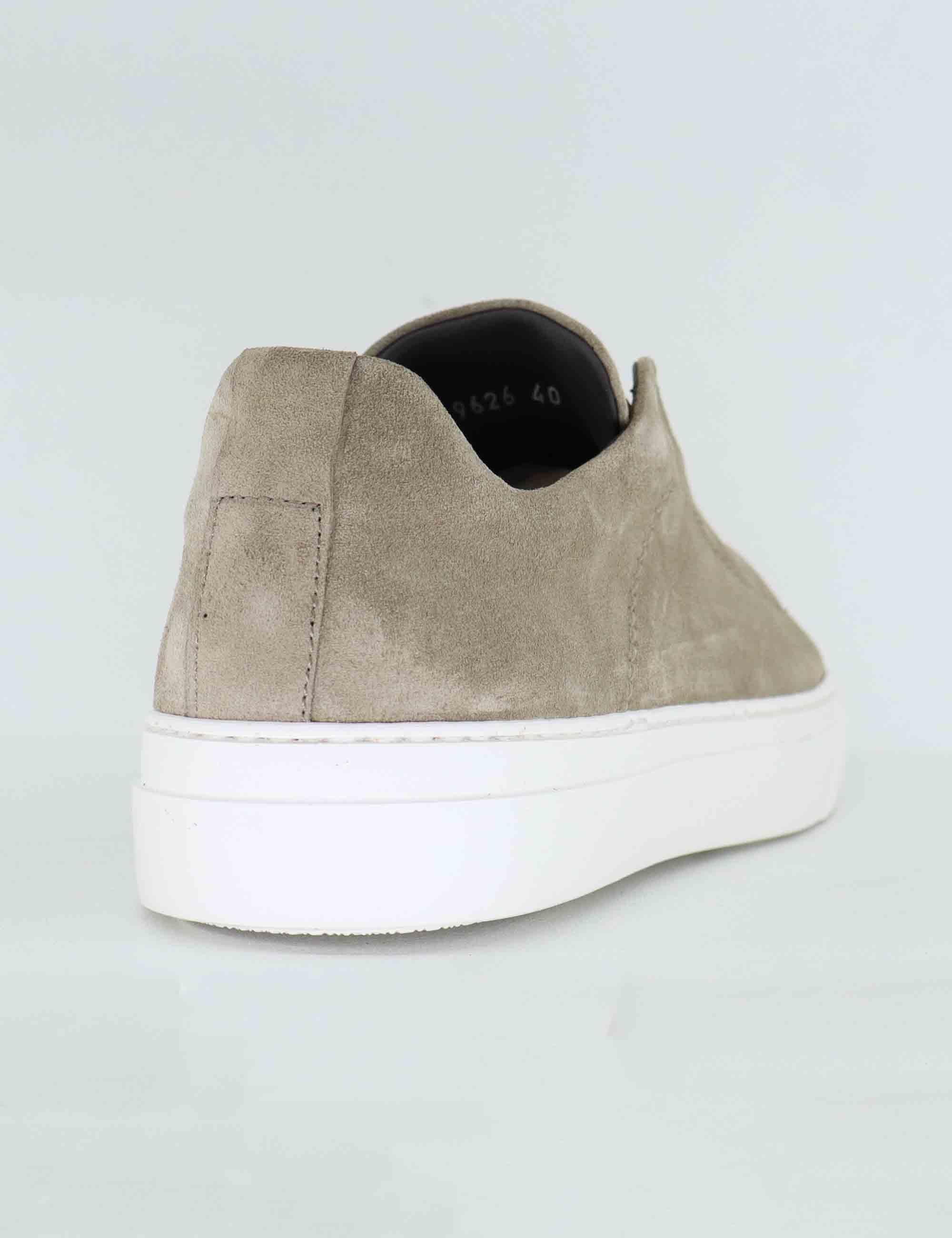 Sneakers uomo in camoscio taupe SP9626 032 Spatarella 