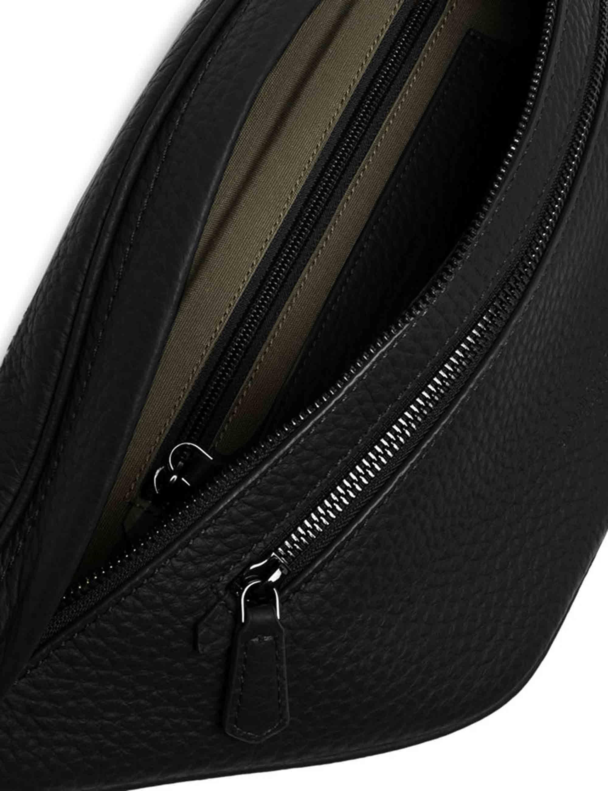 Marsupi uomo Florence in pelle nera MPU B17814 DS 001 Gianni Chiarini 