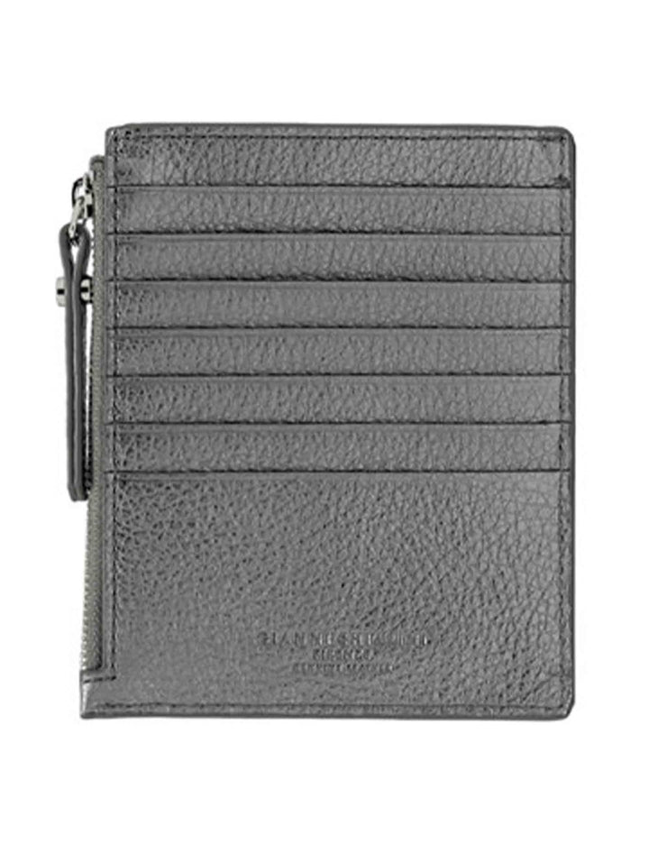 Portafogli donna Wallets Grain in pelle argento PFWBW13755 14168 GRNLM Gianni Chiarini 