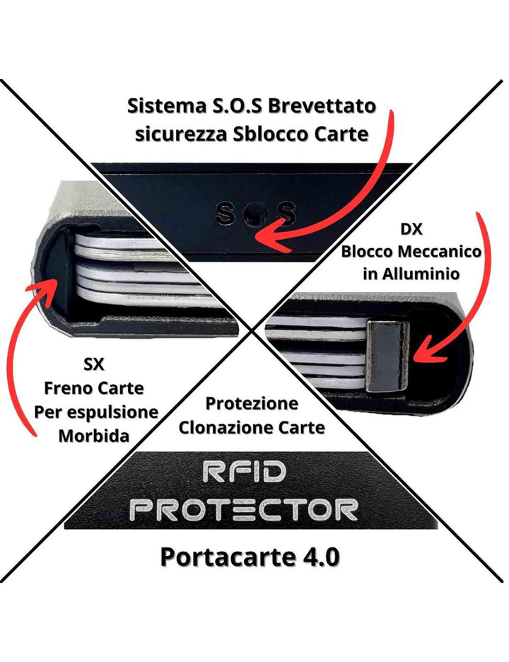 Portafogli uomo Prestige Pro Black Zip con portamonete PRESTIGE PRO ZIP BLACK Moero 