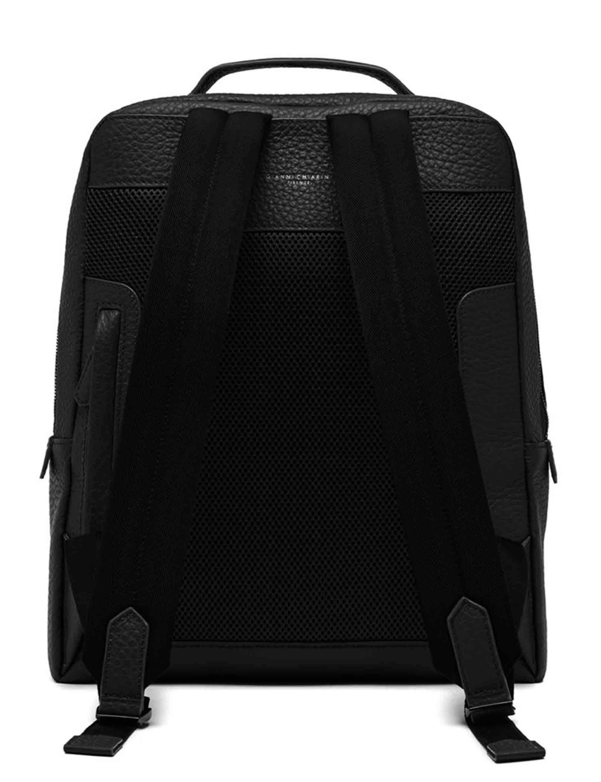 Zaini uomo Florence in pelle nera ZNU B17813-1 DS 001 Gianni Chiarini 
