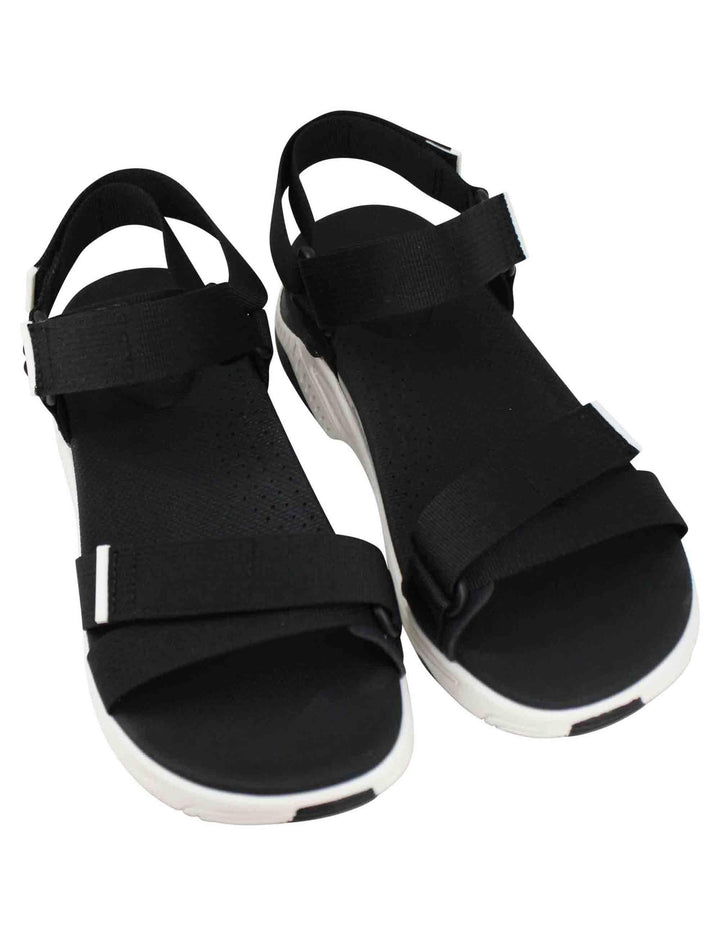 Sandali donna Racquel in tessuto nero con zeppa in gomma RACQUEL 491-5500200 Dansko 