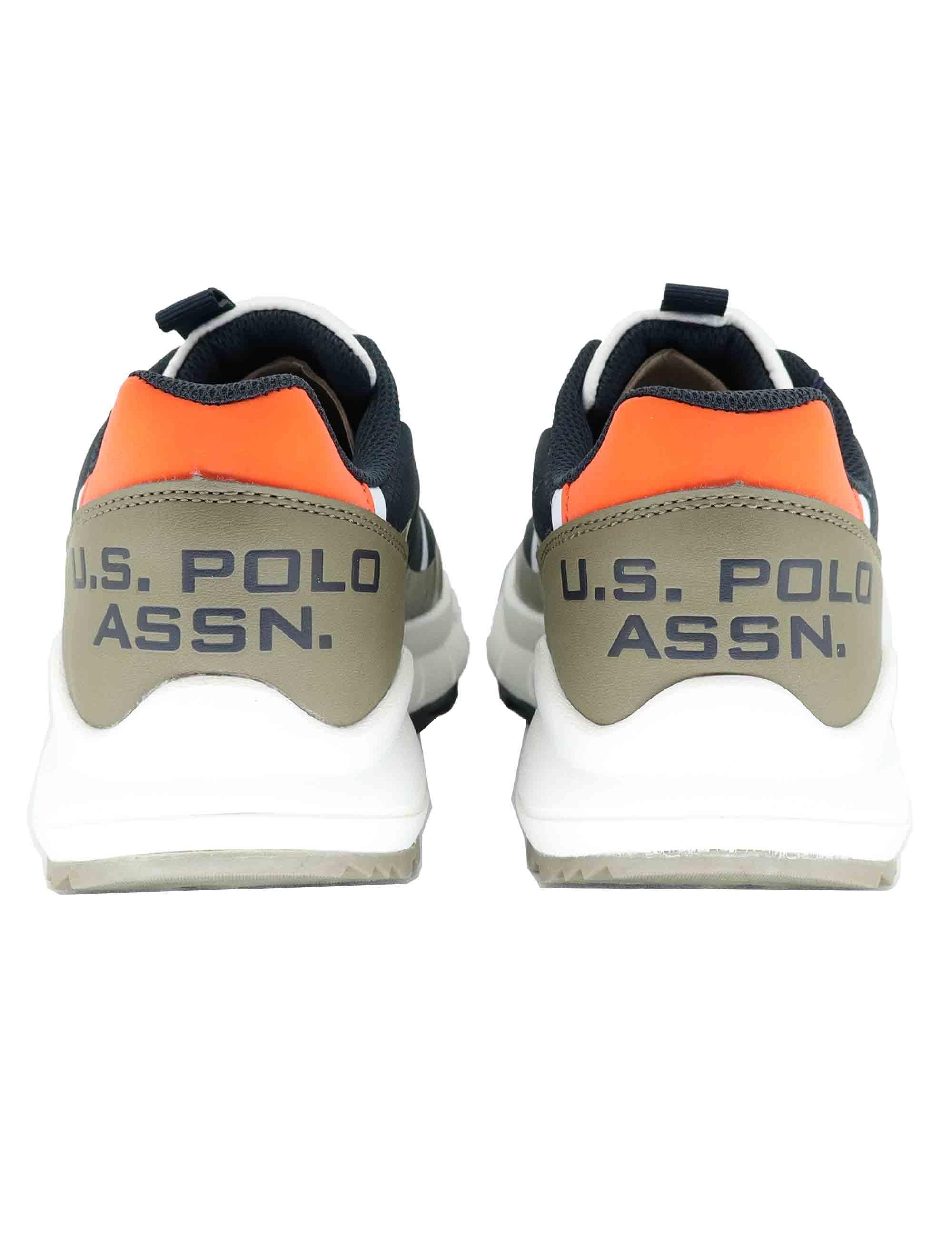 Sneakers uomo in tessuto tecnico taupe con suola alta in gomma SETH012A DBL-TAU01 U.S. Polo Assn. 
