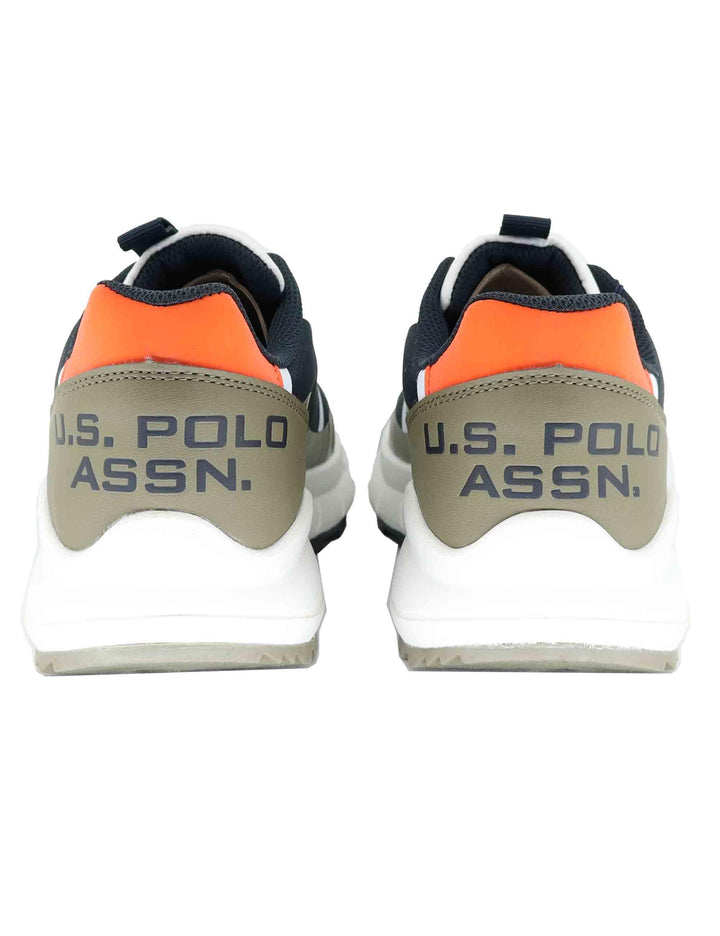 Sneakers uomo in tessuto tecnico taupe con suola alta in gomma SETH012A DBL-TAU01 U.S. Polo Assn. 