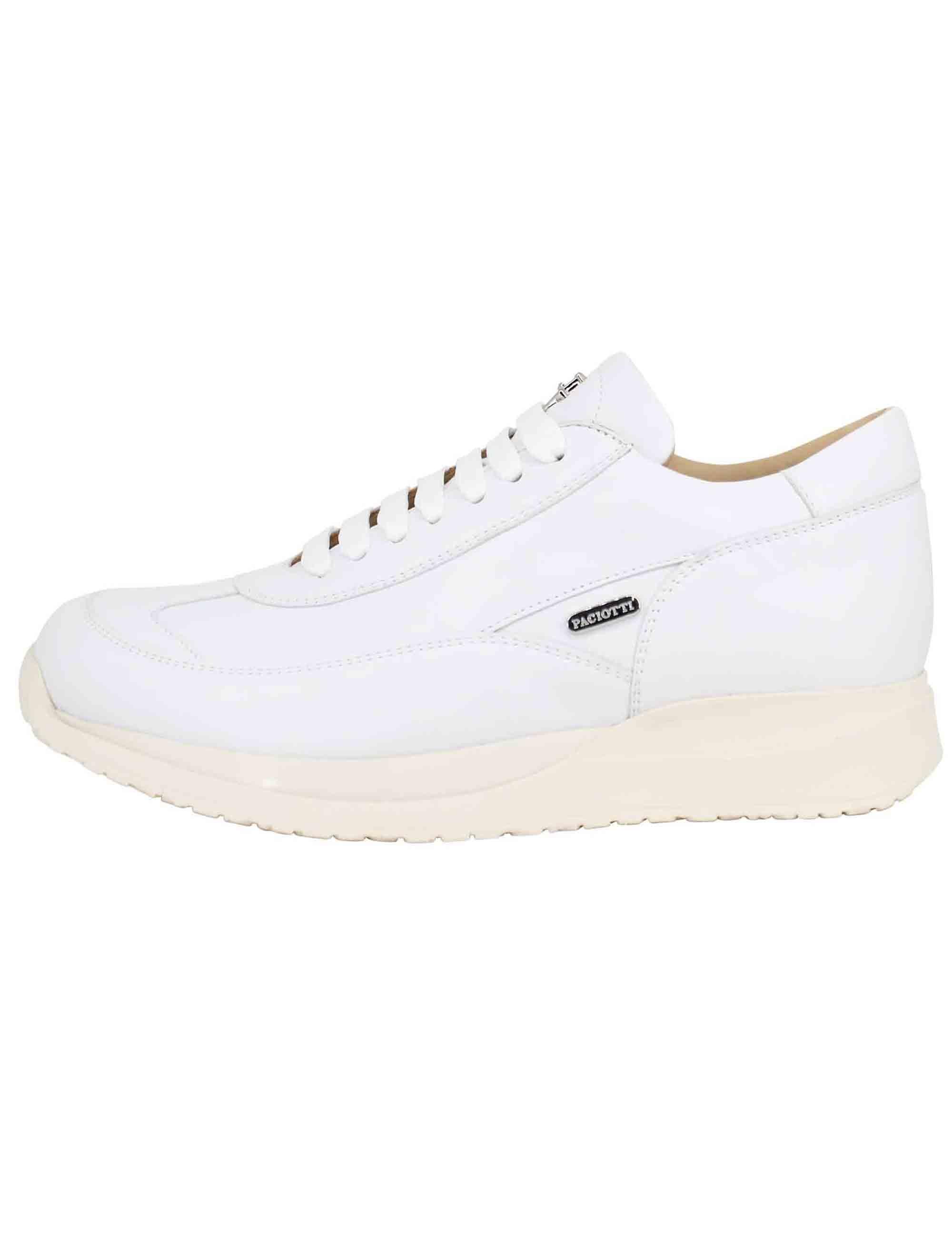 Sneakers uomo in pelle bianca GU65700T 1 Cesare Paciotti 