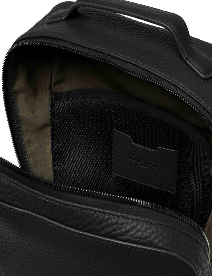 Zaini uomo Florence in pelle nera ZNU B17813-1 DS 001 Gianni Chiarini 