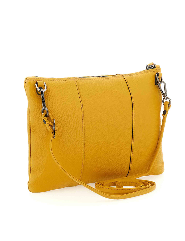 Borse donna pochette Beyonce in pelle martellata senape G000040T2 X2428 C5045 Gabs 