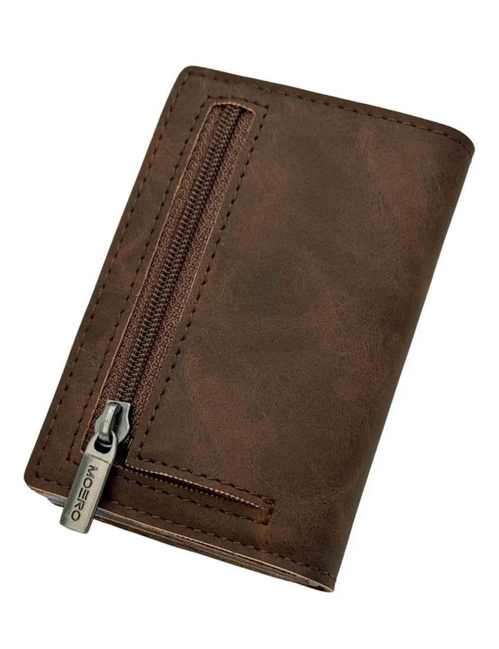 Portafogli uomo PRO Vintage Dark Brown Zip VINTAGE PRO ZIP DARK BROWN Moero 