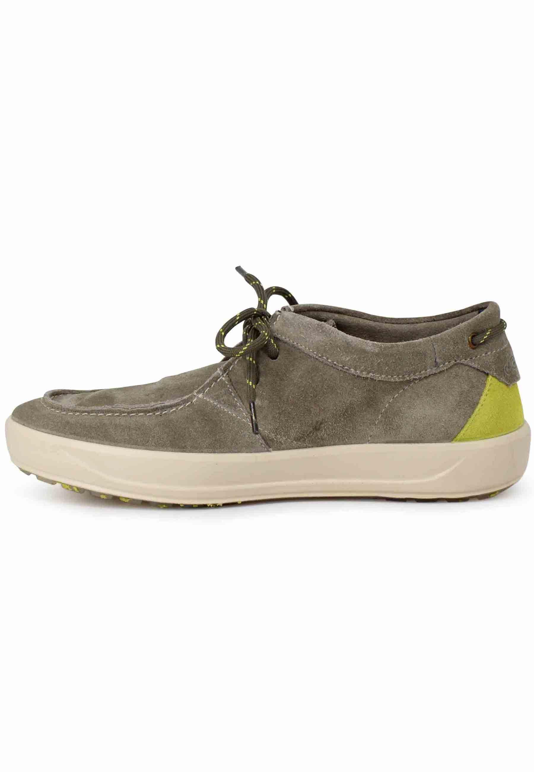 Stringate uomo Bob Cat in camoscio verde con suola in gomma JM3104 105 Jeep 