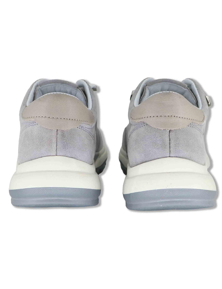 Sneakers donna in camoscio grigio con suola in gomma ammortizzata SP60041 018 Spatarella 