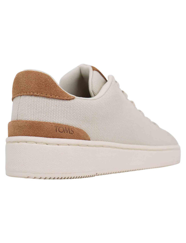 Sneakers uomo in tessuto beige 10020845 101 Toms 