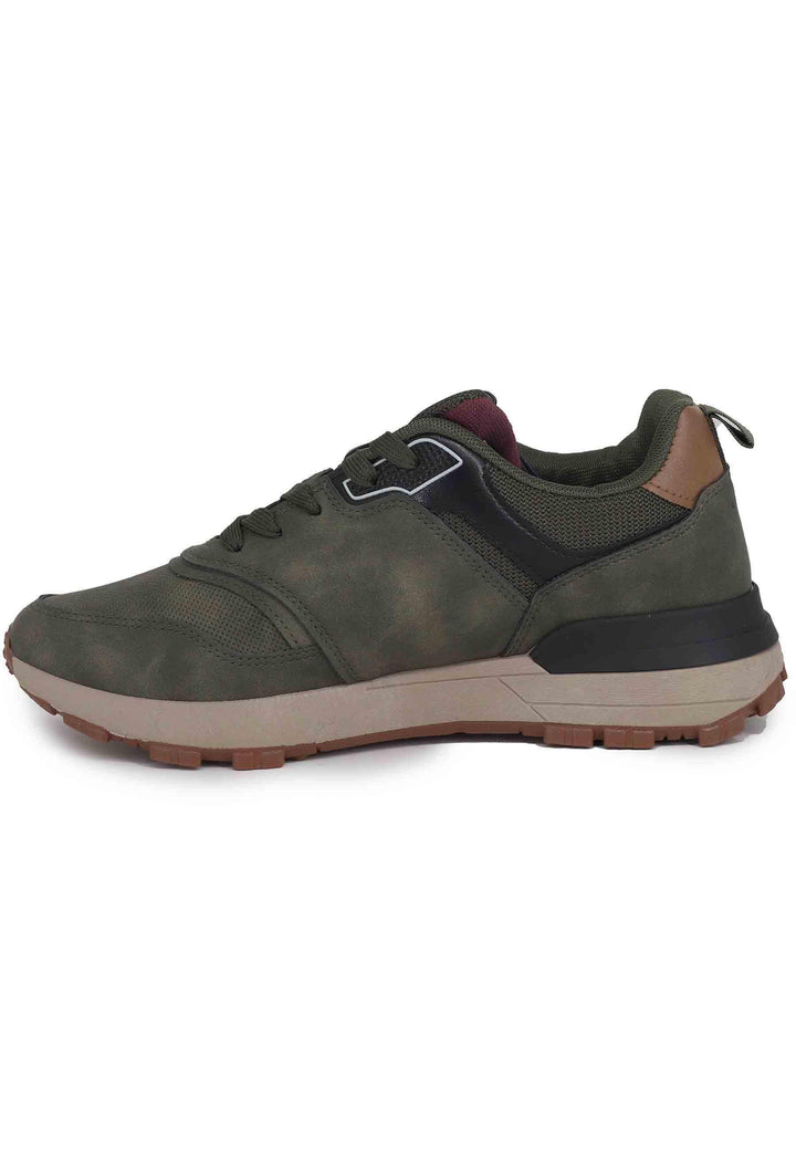 Sneakers uomo in eco pelle verde STORMY001 DGE003 U.S. Polo Assn. 