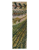 Oasi stole maxi in seta verde a fantasie esotiche Oasi Donna 60260041 0010