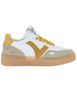 Sneakers en cuir blanc femme 1257125 Mostaza