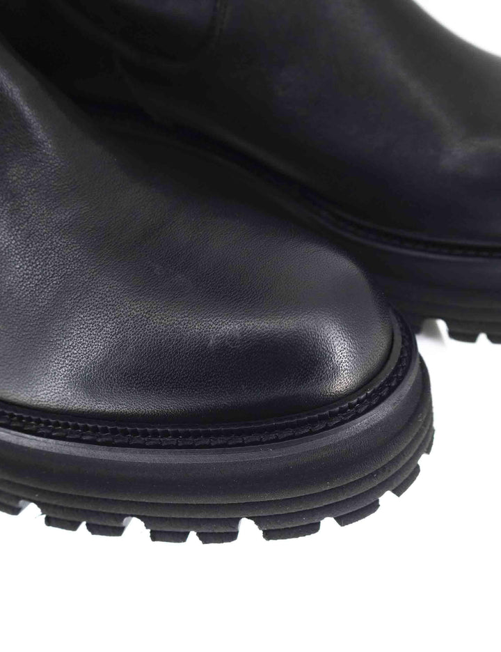 Stivali donna in pelle elasticizzata sopra al ginocchio con suola alta SP3280 001 Spatarella 