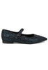 Ballerine donna in tessuto glitter verde Donna 2029 002