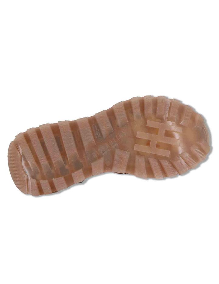 Sandali donna in camoscio cuoio con fasce cinturino e suola running HV264848 ALMOND Hispanitas 