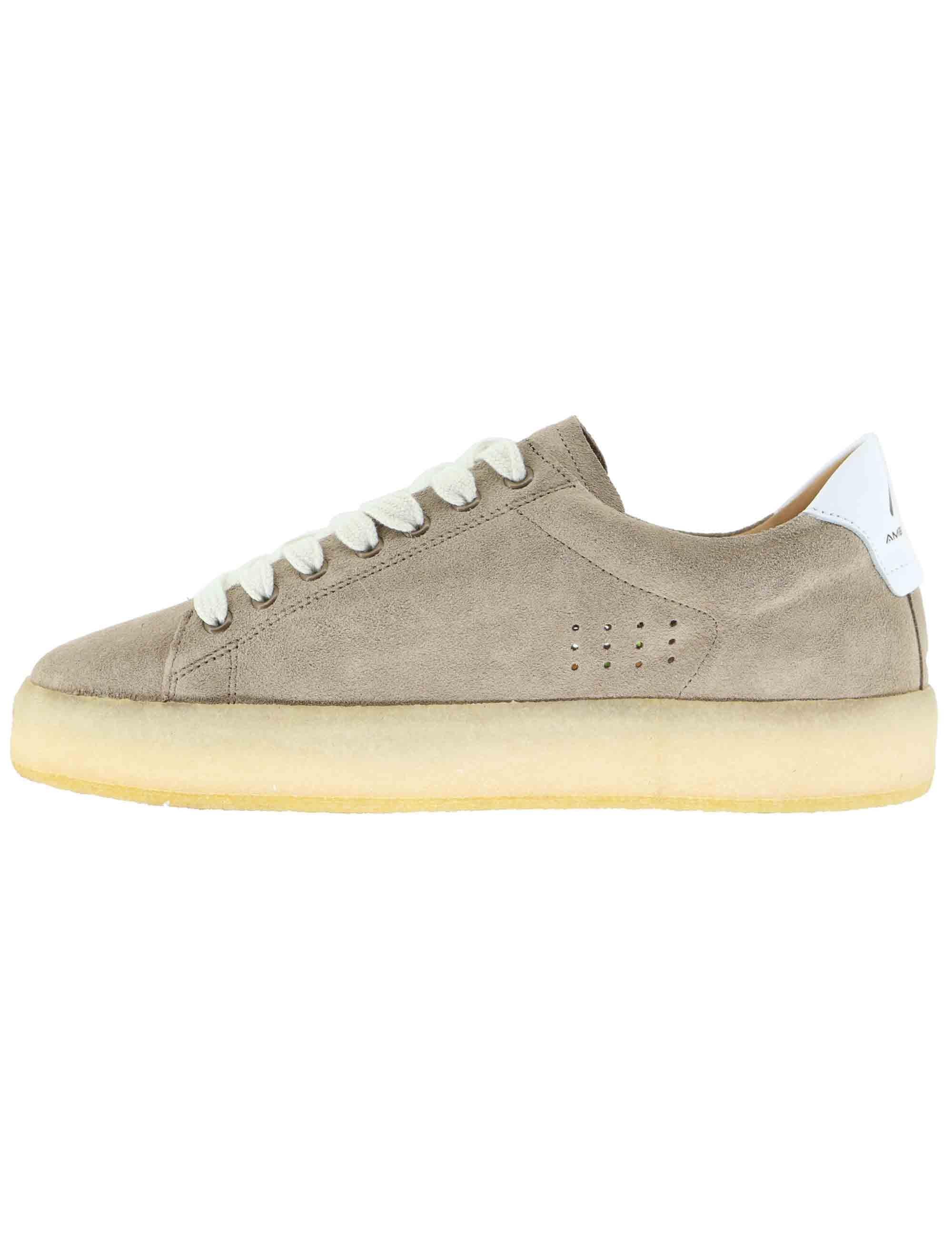 Sneakers uomo Vander in camoscio taupe 13410 11218AM Ambitious 